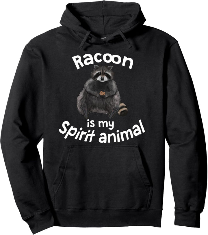 Racoon - mein Geisttier (D010-0850A) Pullover Hoodie