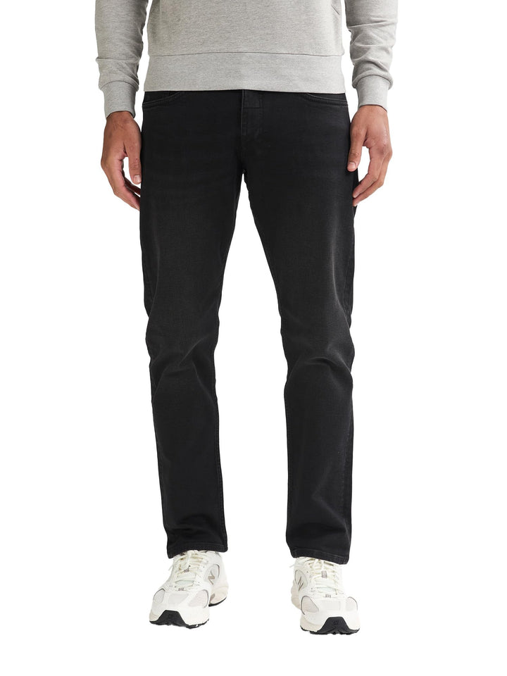Petrol Industries Herren Men Denim Tapered Anzughose 30W / 32L Black Stone, 30W / 32L Black Stone