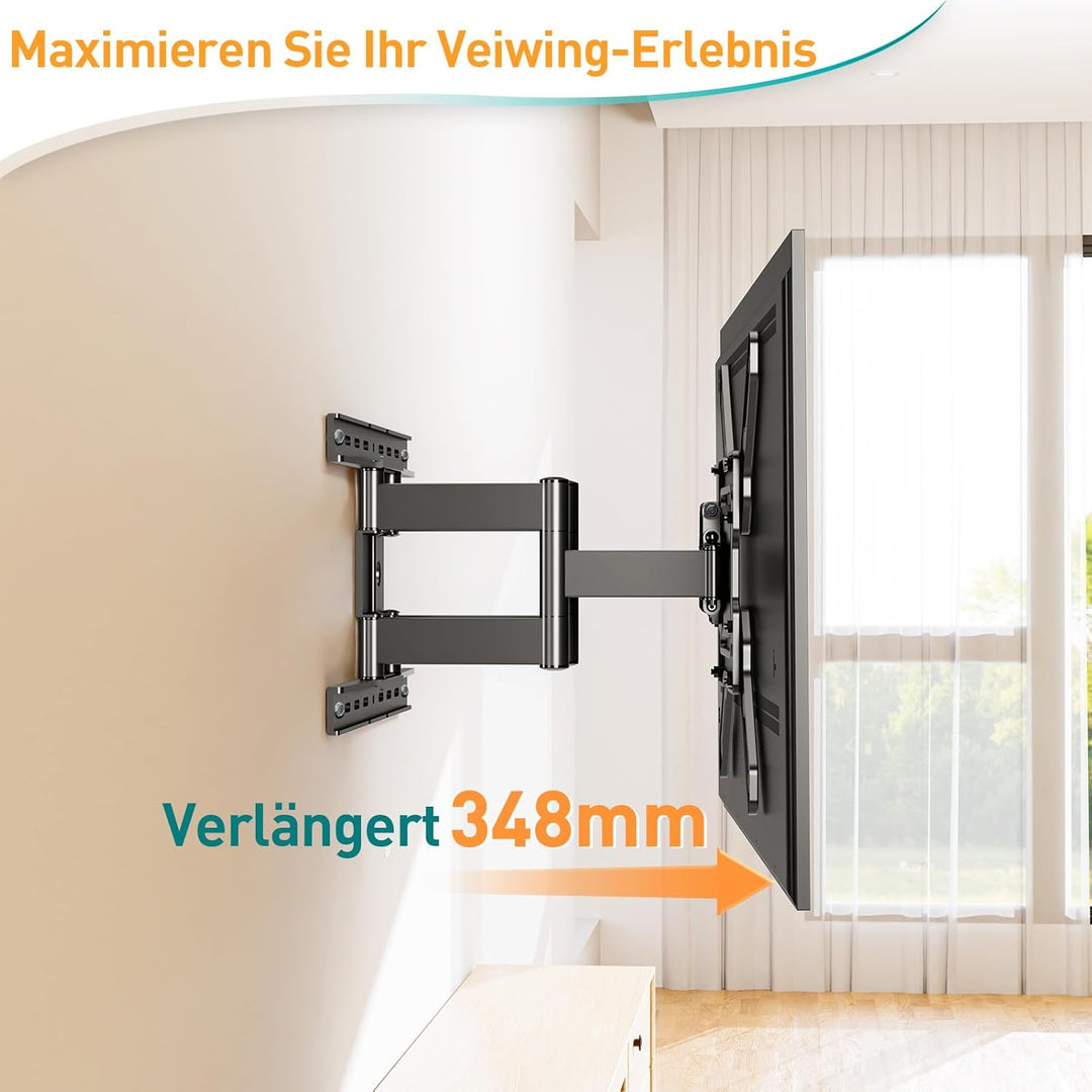 ELIVED Ultra Slim TV Wandhalterung für 26-60 Zoll Fernseher, Low Profile Wandhalterung TV schwenken