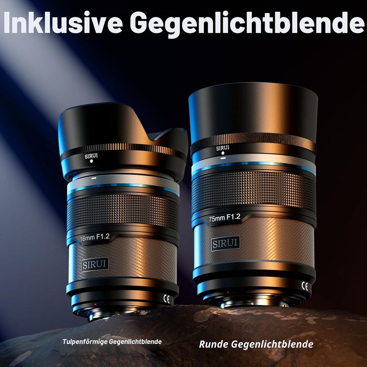 SIRUI Sniper 16mm Autofokus Objektiv, F1.2 Weitwinkel APS-C Kameraobjektiv, X Mount Objektiv für X-H