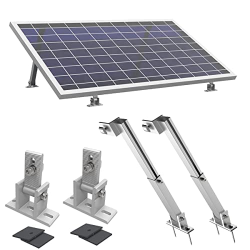 TEOV Solarmodul Halterung 0-60° Individuell Verstellbar Pv Modul Halterung, Solarmodul Halterung füR