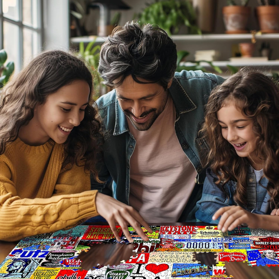 White Mountain Puzzles I Love Pennsylvania - 1000 Piece Jigsaw Puzzle
