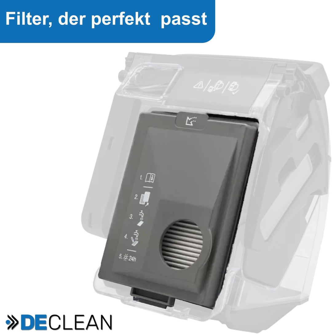 DeClean Ersatzfilter kompatibel mit Miele Boost CX1 – Feinstaubfilter 11639250 CX-FSF für maximale L
