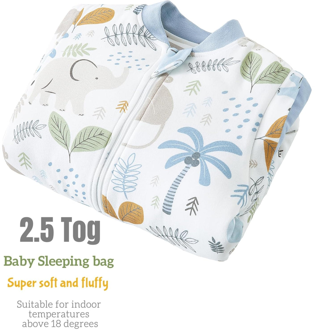 Chilsuessy Baby Winterschlafsack Schlafsack mit Füssen Warm Kinder Ganzjahres Winter Schlafsack Schl