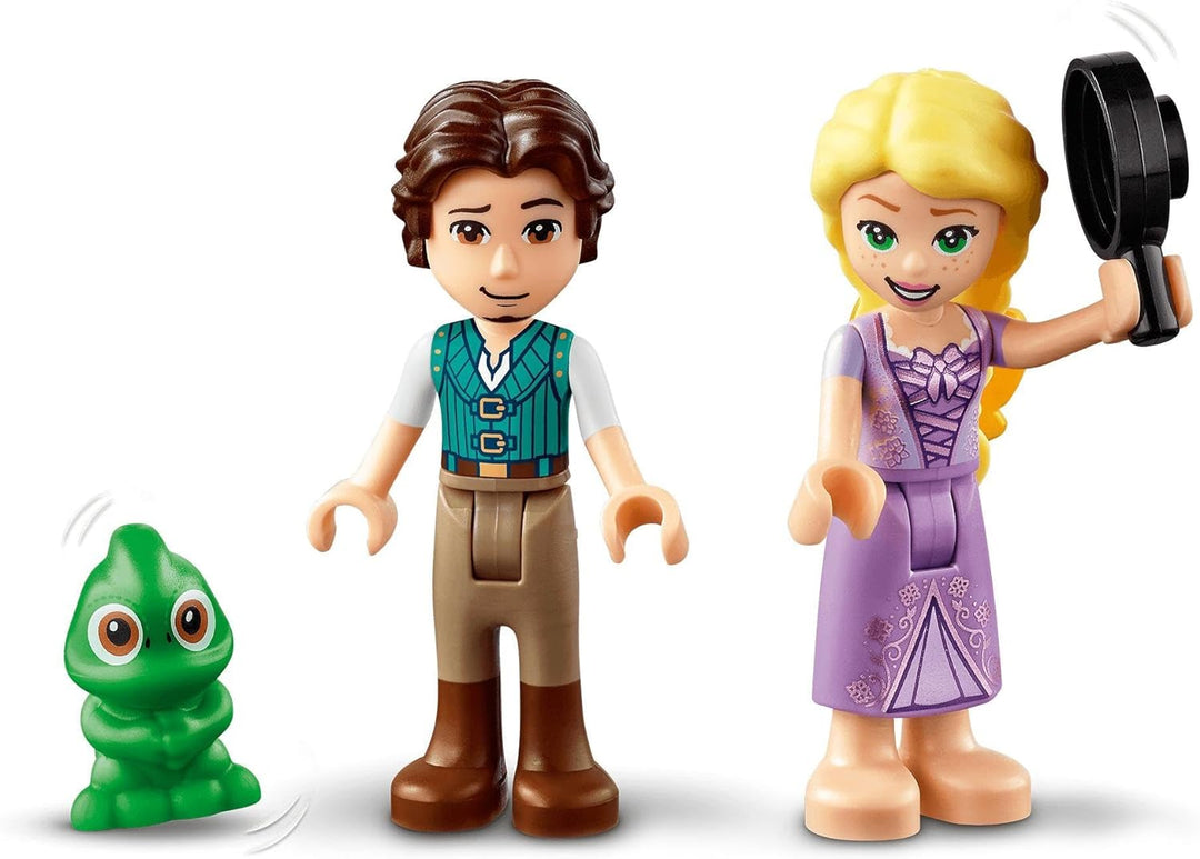 LEGO 43187 Disney Princess Rapunzels Turm Set mit 2 Mini-Puppen aus dem Film „Rapunzel – Neu verföhn