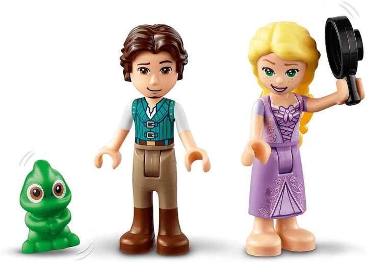 LEGO 43187 Disney Princess Rapunzels Turm Set mit 2 Mini-Puppen aus dem Film „Rapunzel – Neu verföhn