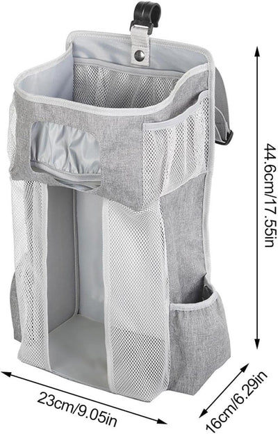 Nupaque Hängender Windel-Caddy-Organizer - Windelhalter für Krippe Auto Kinderzimmer Organizer,Winde