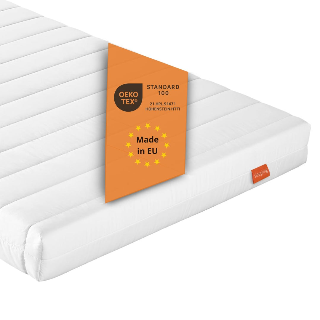 sleepling Matratze Rollmatratze Gästematratze Basic 30, Komfortschaummatratze, Made in EU, Bezug was