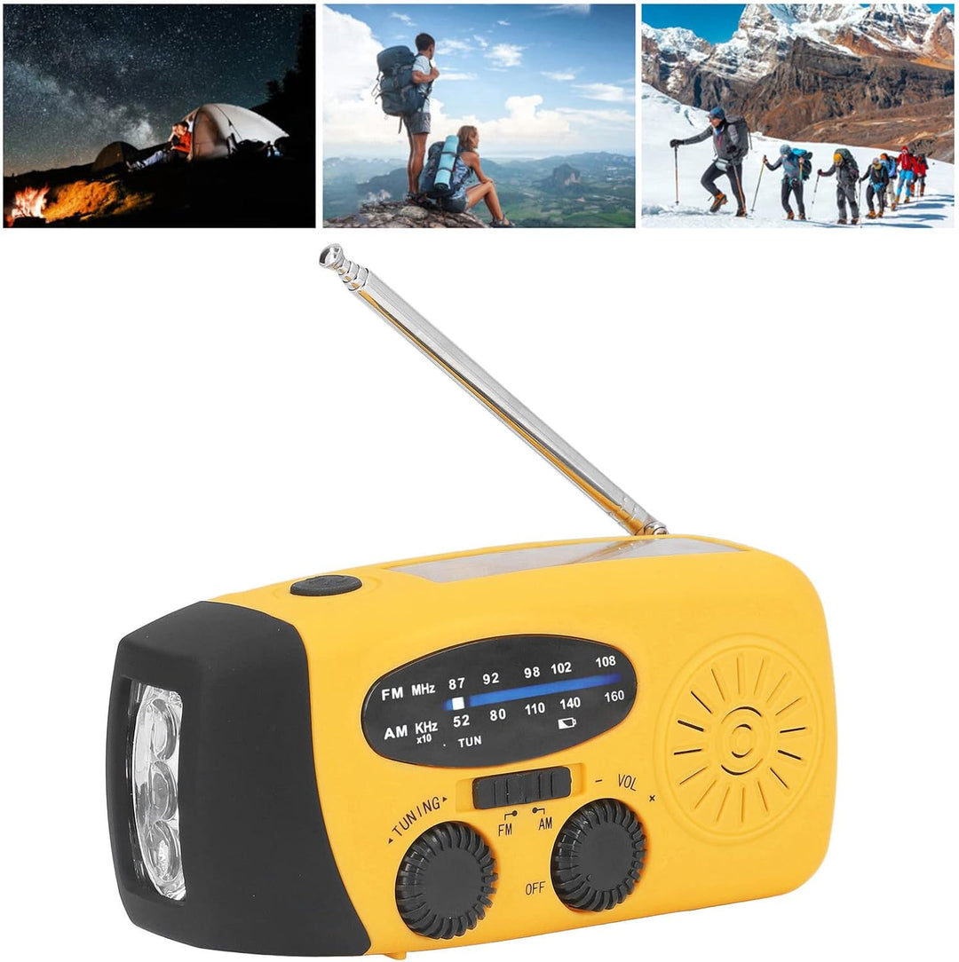 Multifunktionale Radio-Solarenergie-Notfall-Funkkurbel-Radio-Solarenergie-Notversorgung für den Haus