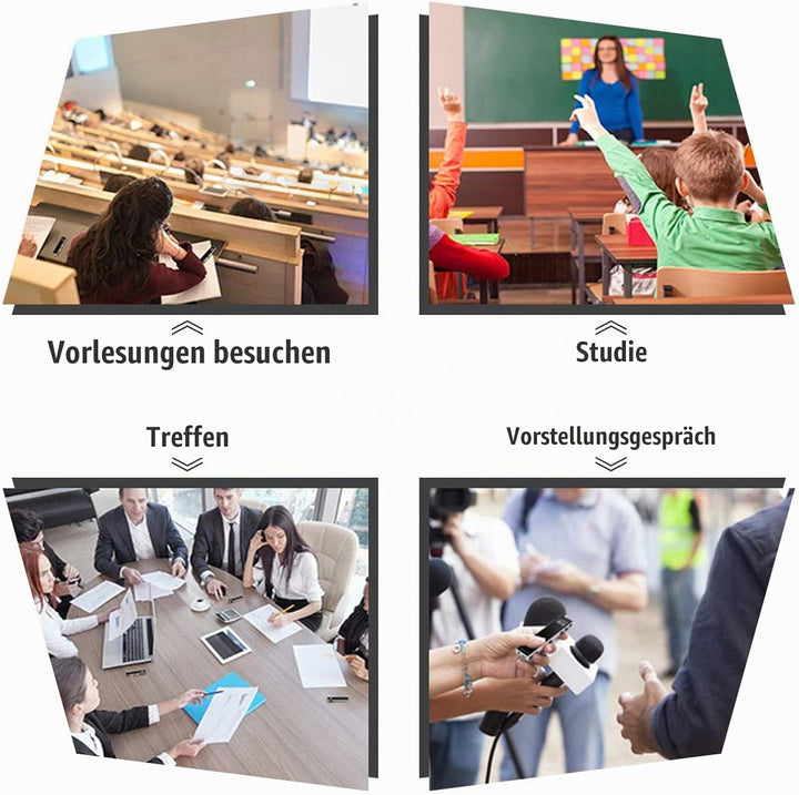Lychee 8GB LCD Bildschirm Digitales Diktiergerät Aufnahmegerät Sprachaufnahme Audiorekorder Voice Re