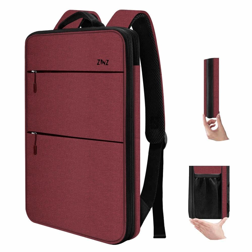 ZINZ 13 14 15 16 Zoll Schlank und Erweiterbar Laptop Rucksack Wasserdicht Notebook Tasche für Männer