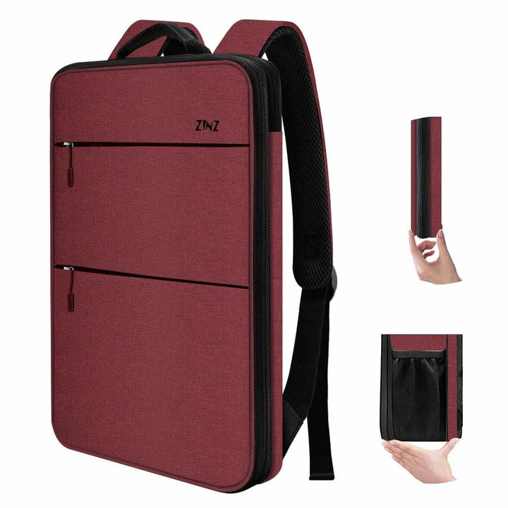 ZINZ 13 14 15 16 Zoll Schlank und Erweiterbar Laptop Rucksack Wasserdicht Notebook Tasche für Männer