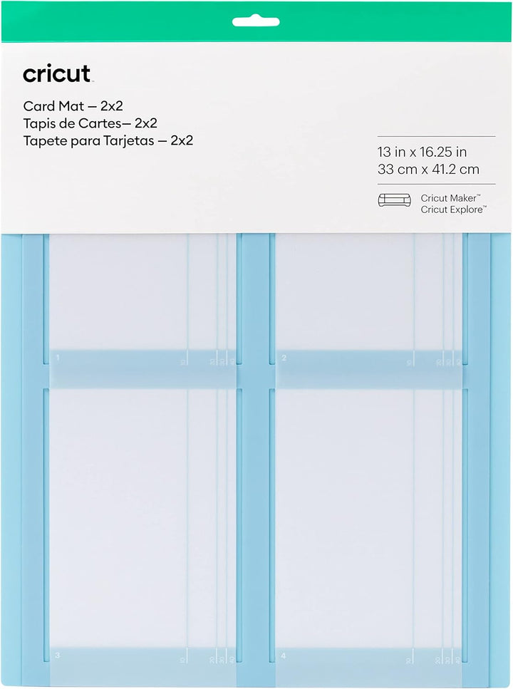 Cricut Kartenmatte - 2x2 | Kompatibel mit allen Cricut Kartengrössen & Insert Cards | Sensei | 12,1