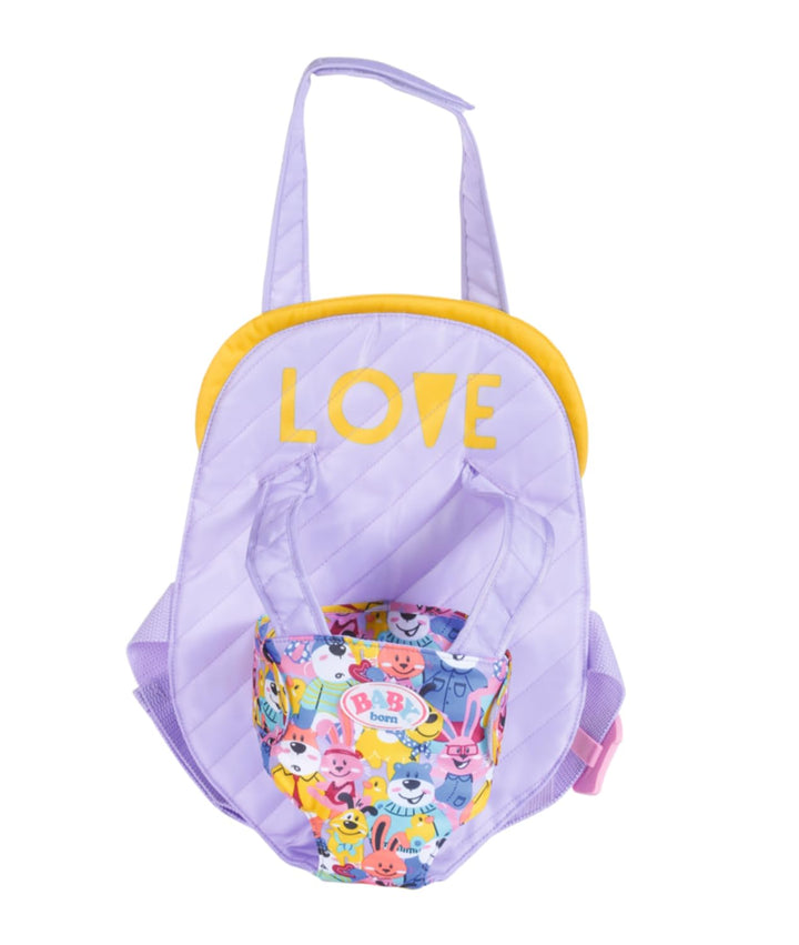 BABY born Puppentrage für Kinder mit verstellbarem Gurt für 36 cm und 43 cm Puppen, 828038 Zapf Crea