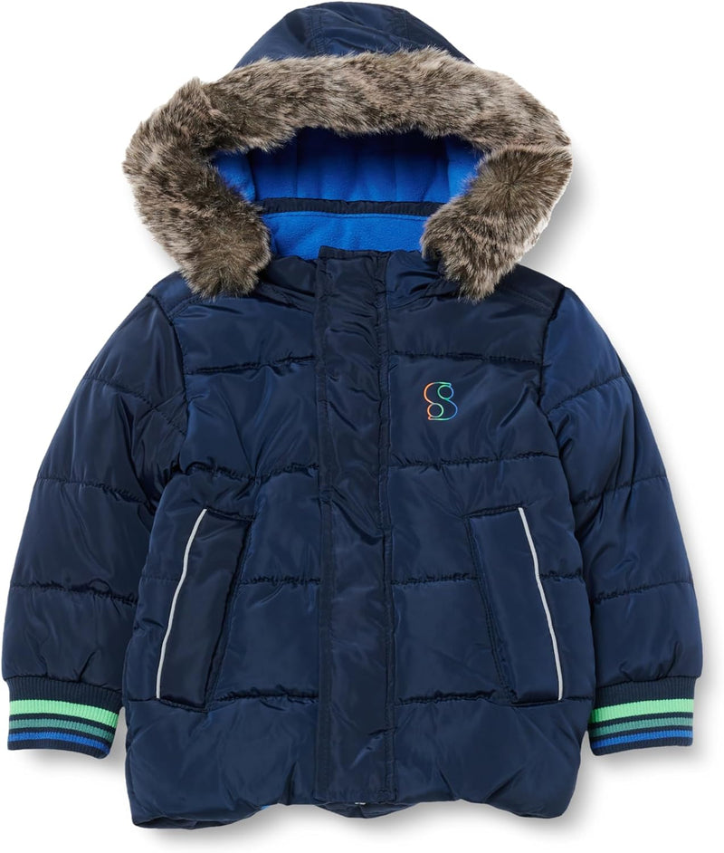 s.Oliver Jungen Outdoor Jacke 92 Blau, 92 Blau