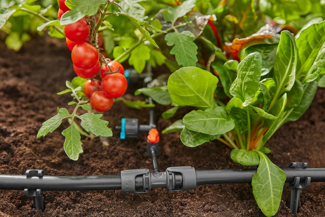 Gardena Micro-Drip-System Reduzier-T-Stück: Praktische T-Verbindung für den Übergang von 13-mm-Rohr