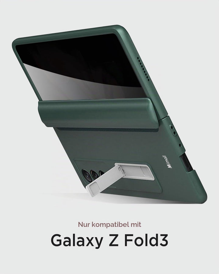 Miimall Kompatibel mit Samsung Galaxy Z Fold 3 Hülle mit Displayschutz Anti-Peeping+Magnetischer Sch