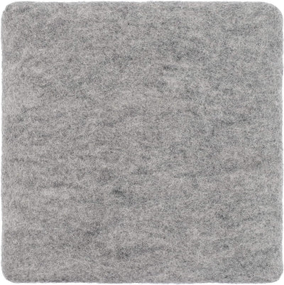 myfelt Flache Filz Sitzauflage, Filz Stuhlauflage - Carl - quadratisch, 36x36 cm, Beige Grau Meliert