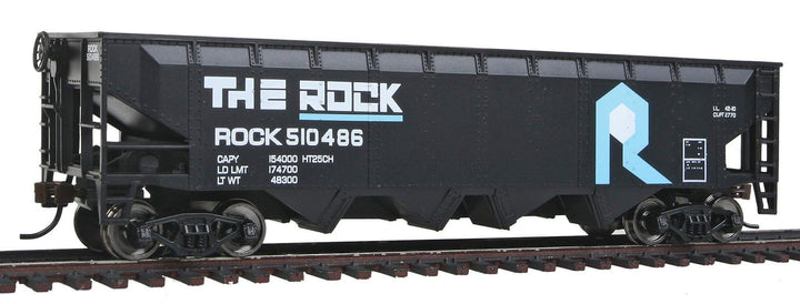 Walthers Spur H0 Offset Hopper Rock Island; H0; Grau; Modellbahn; Modell-Fahrzeug-Spur; Toy; 1:87