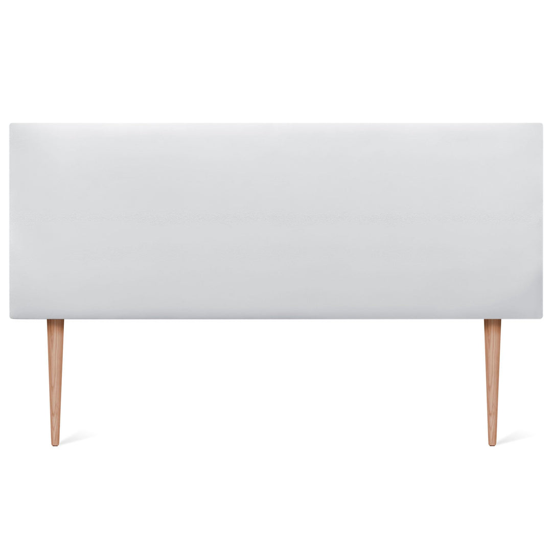 DHOME Kopfteil aus Kunstleder oder Stoff AQUALINE Glatt Mit Beinen - Gepolstert Luxusbett (150x105cm