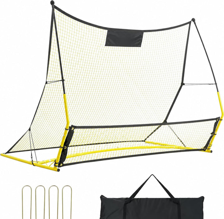 Fussball Rebounder Netz 2 in 1 für Passspiel &amp; Techniktraining
