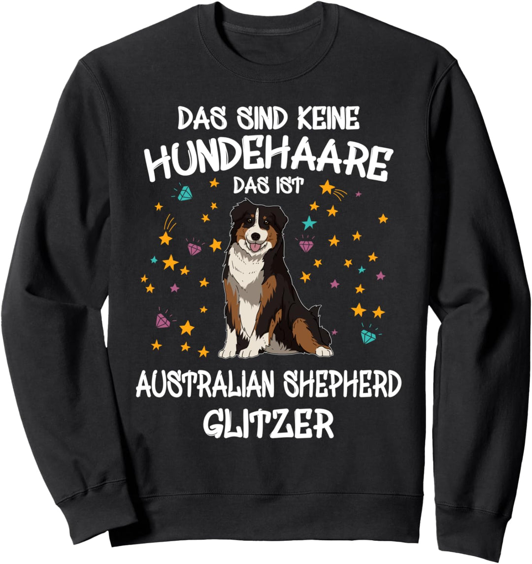 Australian Shepherd Glitzer Hundehalter Aussie Hunde Sweatshirt