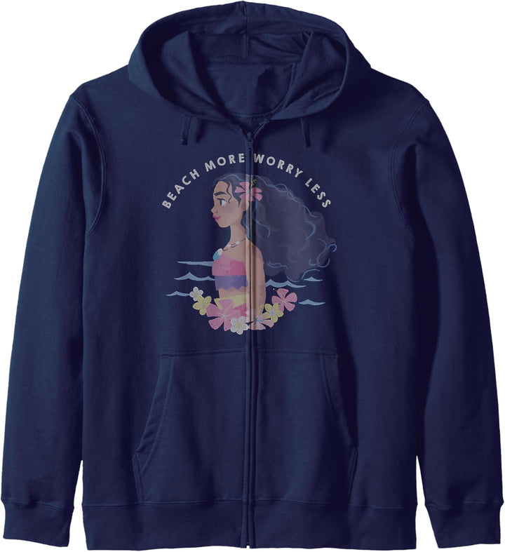Disney Moana Beach More Text Poster Kapuzenjacke