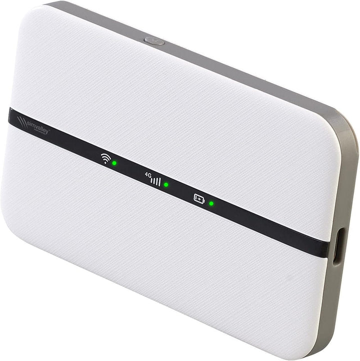 simvalley MOBILE Mobiler WLAN Router: Mobiler 4G/LTE-Router im Kreditkartenformat, bis 150 Mbit/s, A