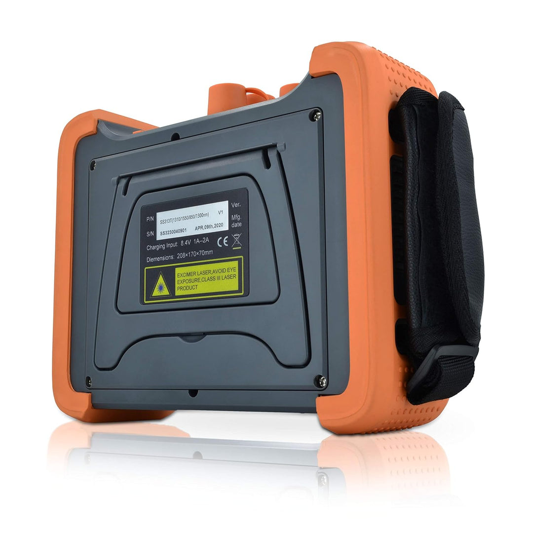 MM 850nm/20dB + 1300nm/26dB und SM 1310nm/32dB + 1550nm/30dB LWL OTDR Glasfaser Tester mit OPM+OLS+V