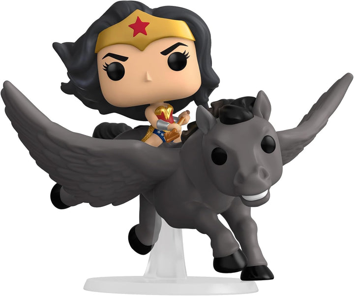 Funko POP! Rides: WW 80th - Wonder Woman On Pegasus - DC Comics - Vinyl-Sammelfigur - Geschenkidee -