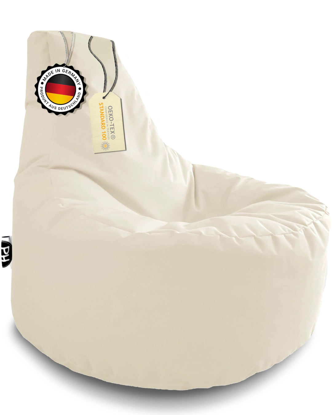 PATCH HOME Gamer Sessel in 2 verschiedenen Grössen und 25 XL - 75cm Durchmesser, 30cm Sitzhöhe, 80cm