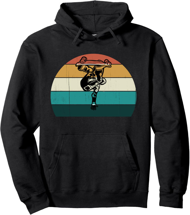 Cooles Skateboarder - Vintage Stakeboard / Skater Geschenk Pullover Hoodie
