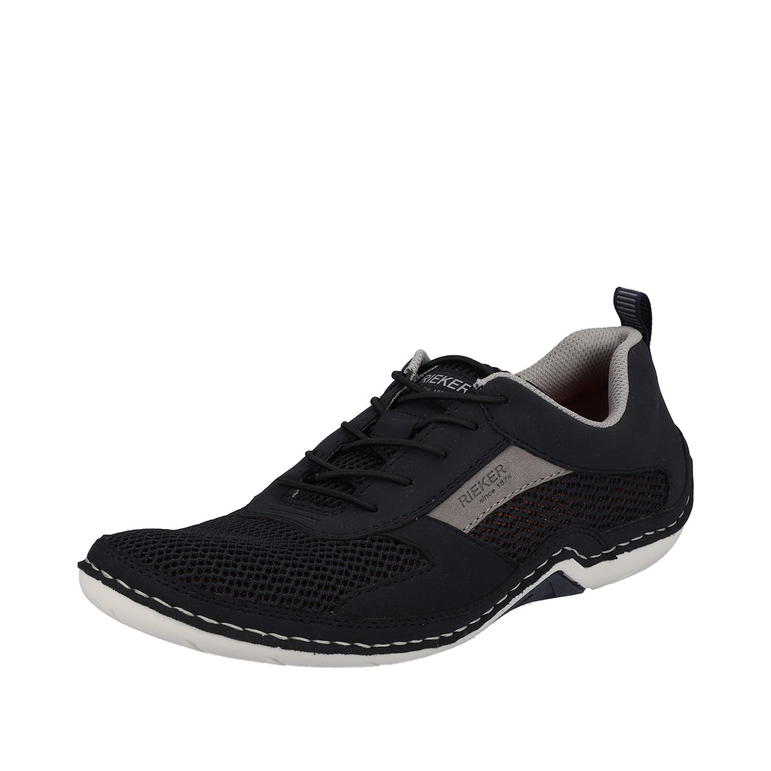 Rieker Herren 07552 Slipper, Blau