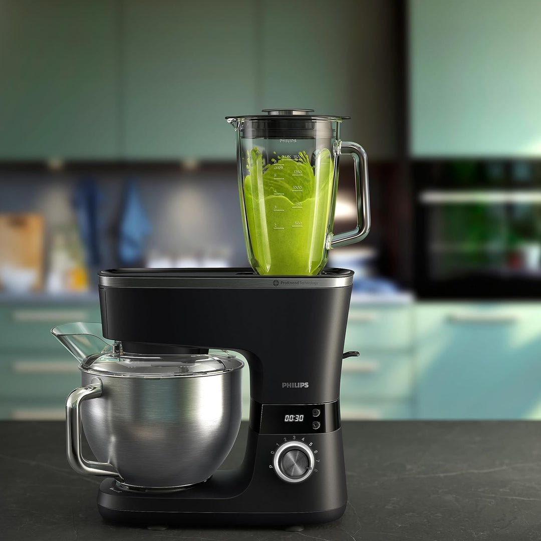 Philips Domestic Appliances Mixbehälter, 1,5 l Glasbecher, ProBlend Technologie, Spülmaschinenfest,
