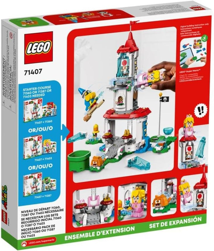 Lego 71407 Super Mario Katzen-Peach-Anzug und Eisturm – Erweiterungsset, baubares Spielzeug zum komb