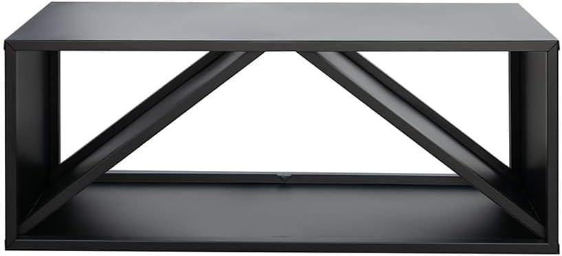 WESTMANN Kaminholzregal aus Stahl | 104x34x40 cm Schwarz | Feuerholzregal für den Innen- & Aussenber