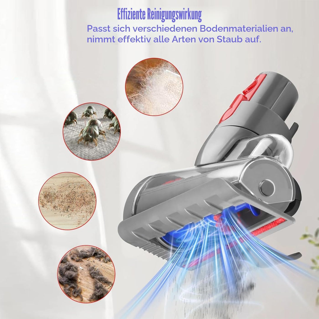Mini Elektrobürste für Dyson V7 V8 V10 V11 V15 Staubsauger, Turbinendüse Ersatzbürste Zubehör Entfer