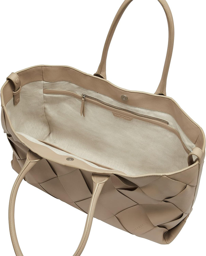 Liebeskind Damen Chelsea Shopper L Natural, Natural