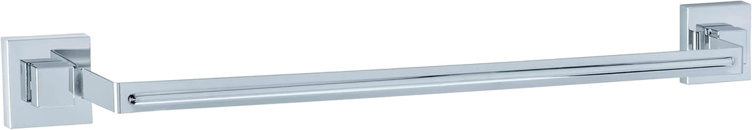 WENKO Vacuum-Loc Wand Handtuchhalter Quadro, Bad Handtuchstange, Befestigen ohne Bohren, Rostfreier