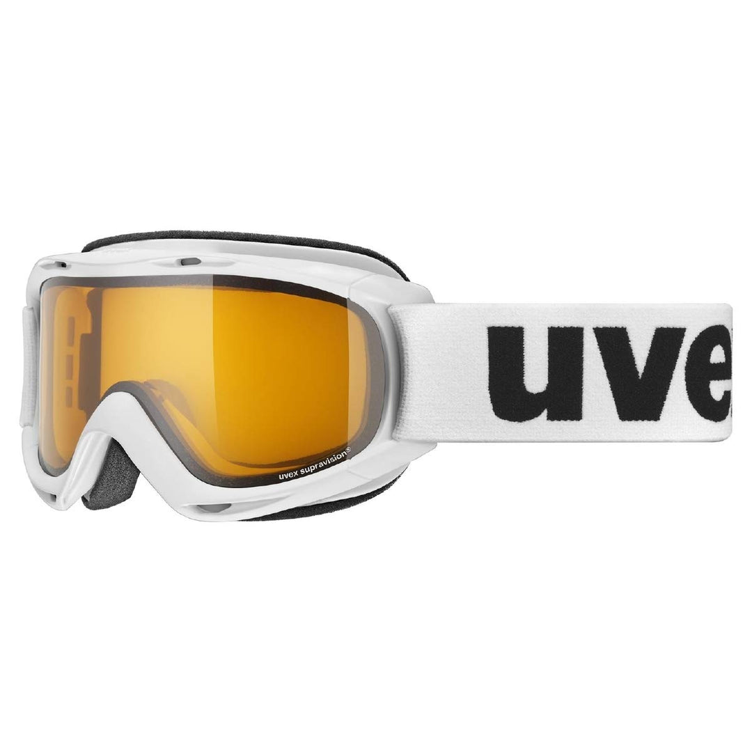 Uvex Unisex-Jugend Slider Lgl Skibrille (1er Pack) Einheitsgrösse weiss (White), Einheitsgrösse weis