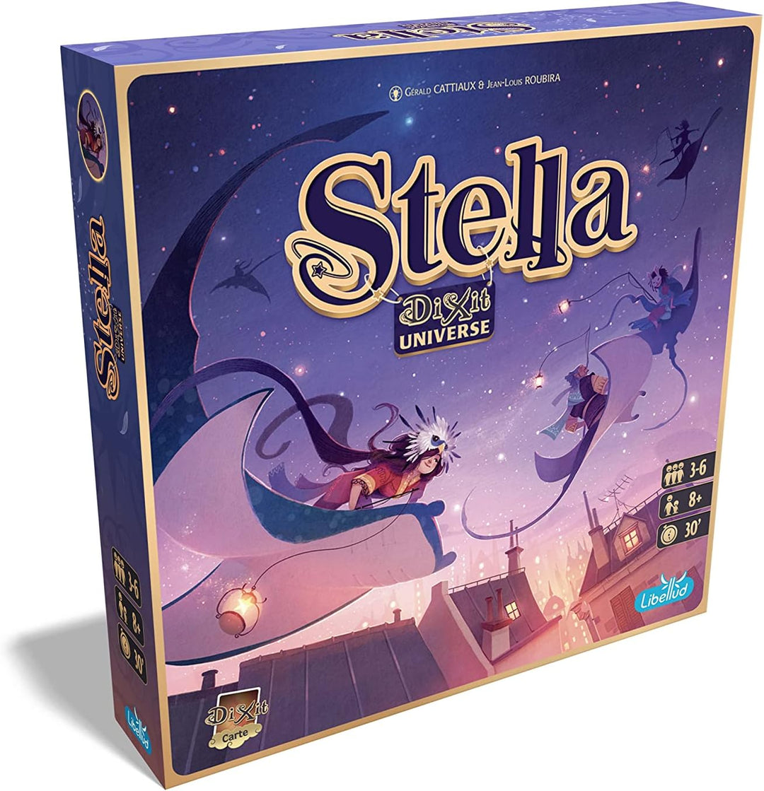 Asmodee - Stern: Dixit Universe, Brettspiel der Fantasie und Fantasie, 3-6 Spieler, 8+ Jahre, italie