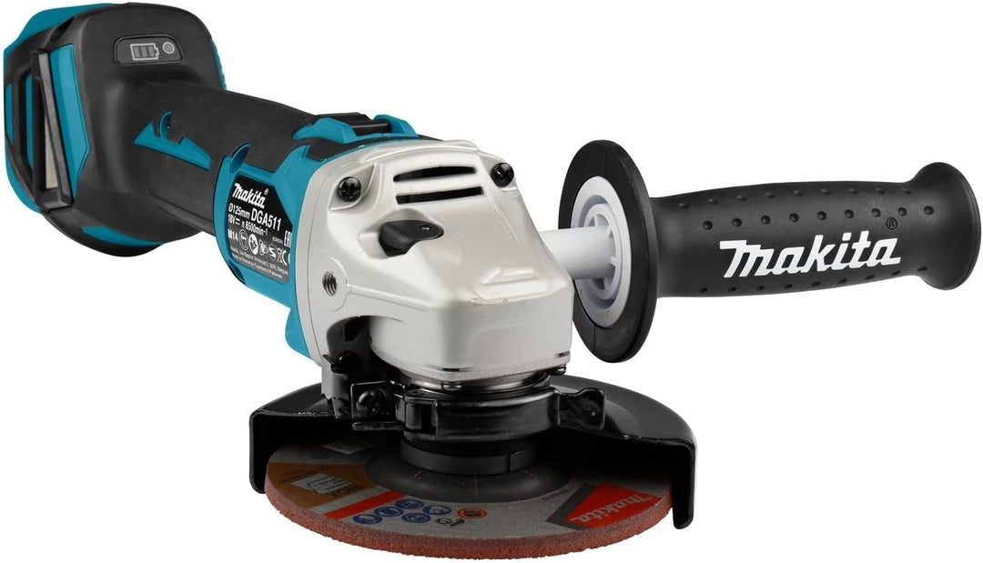 Makita DGA511ZJ Winkelschleifer, 18 V, LXT Ø125 mm (nur Maschine) aus Makpac