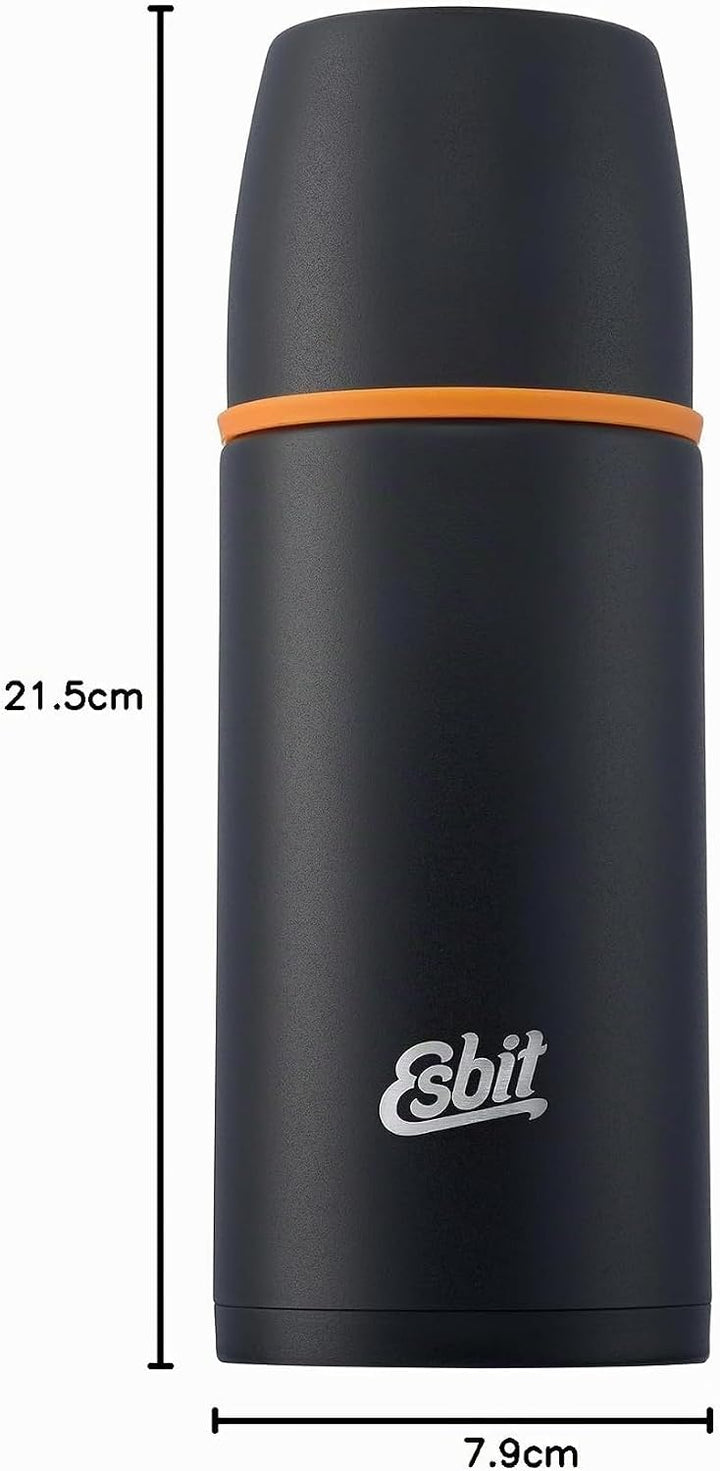 Esbit Classic Isolierflasche 500ml - Thermoskanne für warm &amp; kalt - Thermosflasche mit 2 Bechern - T