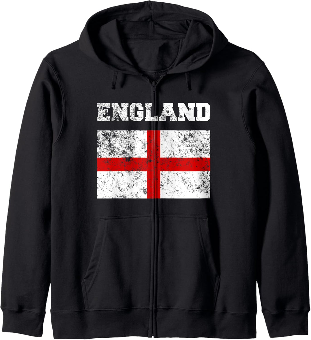 England-Flagge. Kapuzenjacke