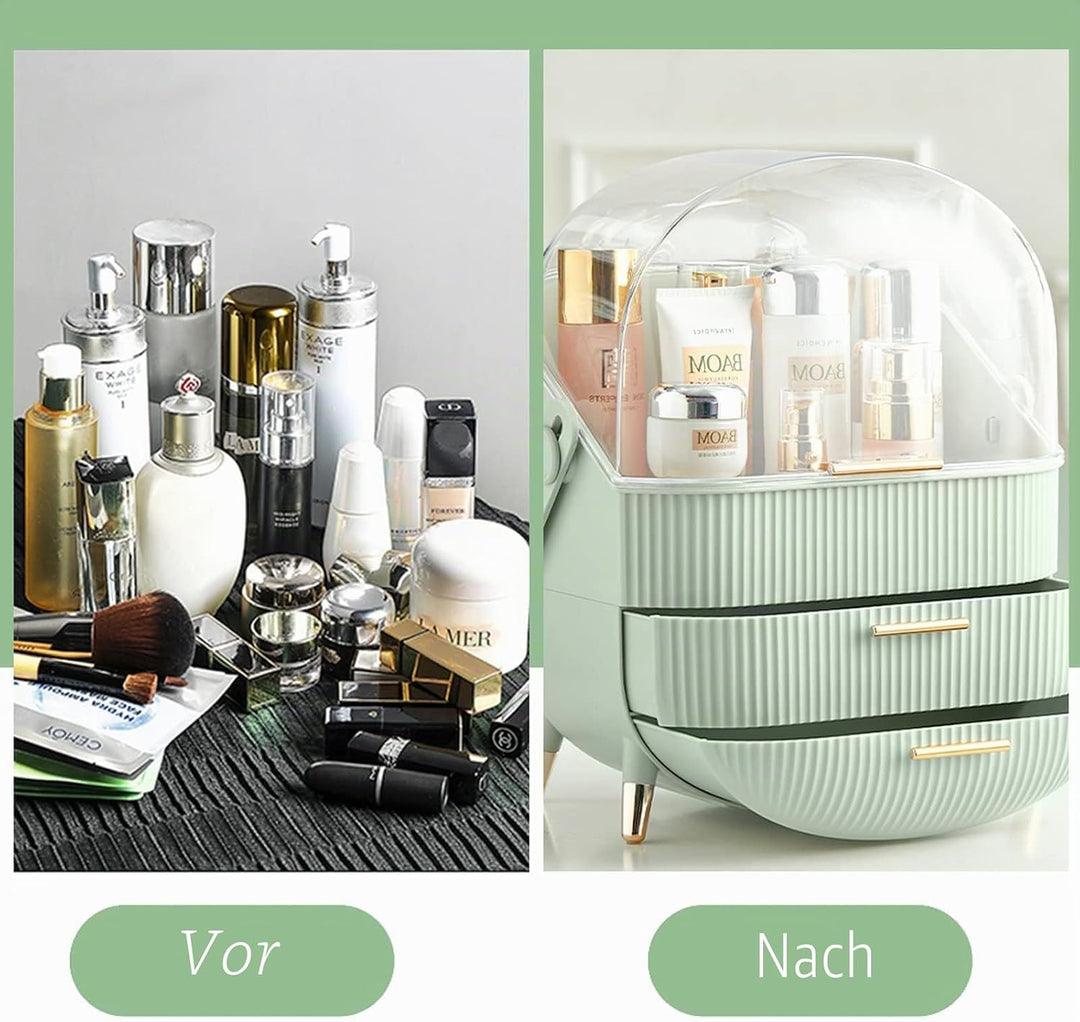 Make-up Organizer Aufbewahrungsbox, Make-up Display-Schachtel mit Deckel, staubdichte wasserdichte K