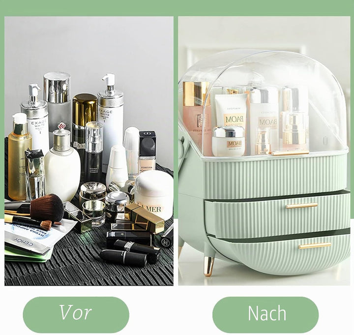 Make-up Organizer Aufbewahrungsbox, Make-up Display-Schachtel mit Deckel, staubdichte wasserdichte K