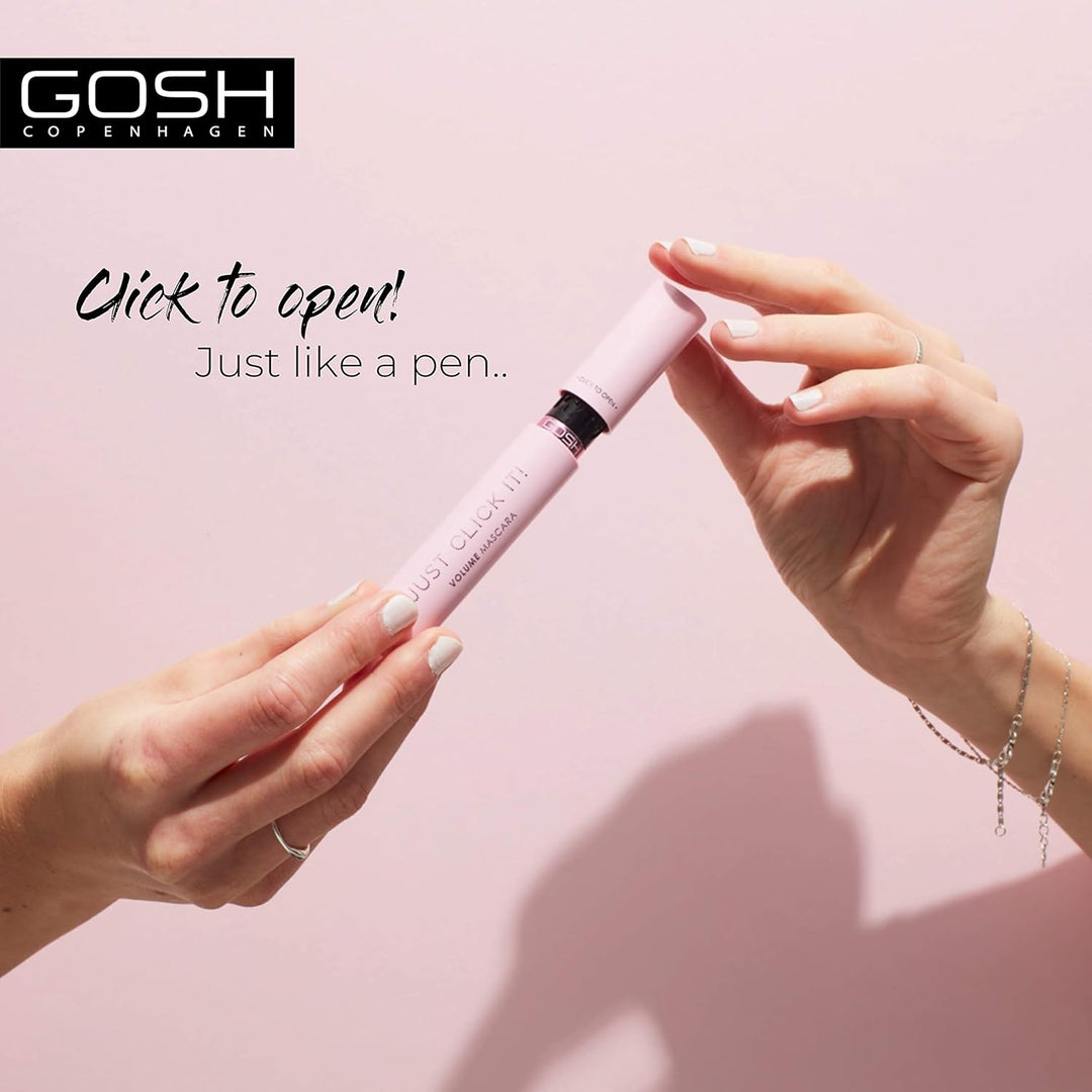 GOSH Wimperntusche & Eyeliner Geschenkset EYECANDY 2-teilig I wasserfeste Mascara für extra Länge &