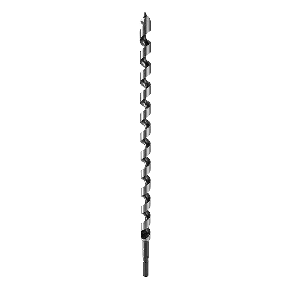 FISCH Schlangenbohrer Schaft Durchmesser 12 mm sechskant, Länge 320 mm, Bohrer Durchmesser 28 mm, 00