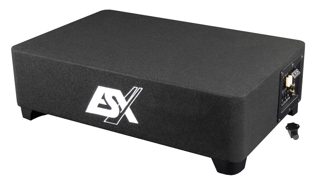 ESX QX10BXA - 10“ (25 cm) aktiver Downfire-Subwoofer aus der Quantum -Serie | 1000W Peak