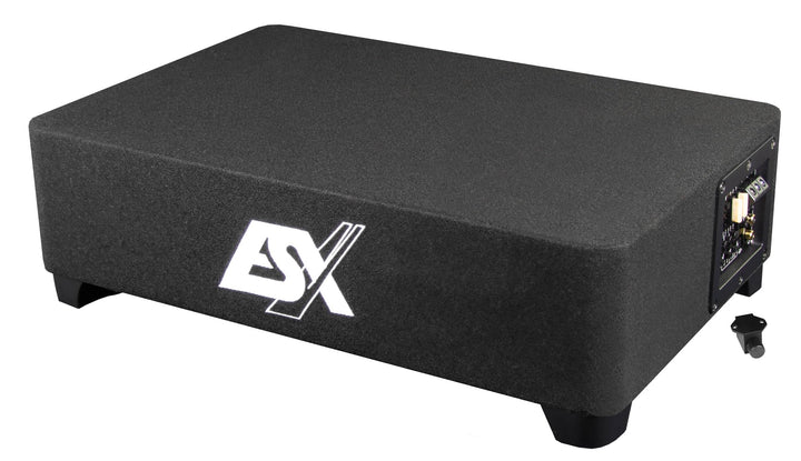 ESX QX10BXA - 10“ (25 cm) aktiver Downfire-Subwoofer aus der Quantum -Serie | 1000W Peak